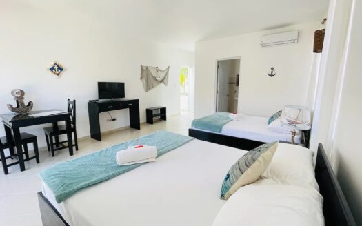 Hotel facing touristic beach of Las Terrenas