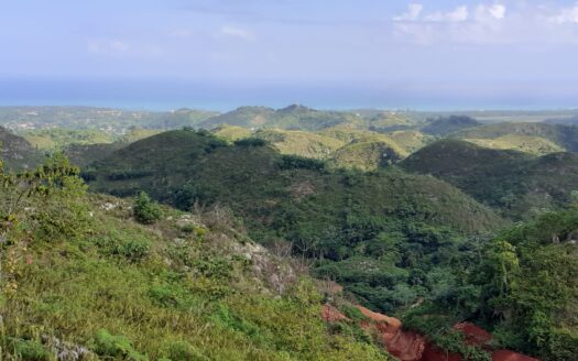 Terrain à 15 minutes de la plage avec vue sur l’océan
