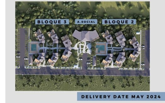 Condos modernes de 3 chambres dans un nouveau développement à Portillo