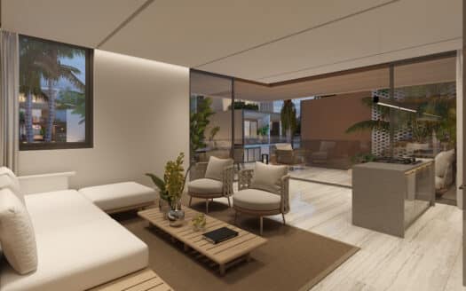 Condos dans un développement en bord de mer