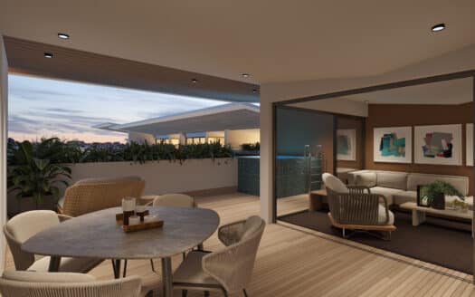 Condos dans un développement en bord de mer