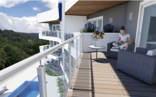 Nouveaux condos sur la colline au centre-ville