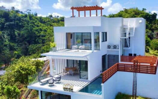 Villa de 3 chambres avec vue sur l’océan dans une résidence centrale sécurisée