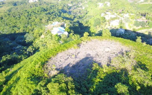Terrain sur colline à Las Terrenas pour résidences écologiques de luxe