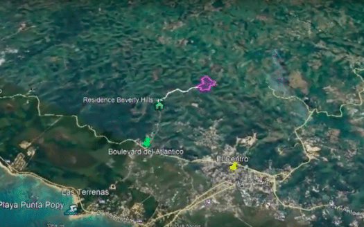 Collines abordables à vendre parfaites pour le développement résidentiel avec vue sur l’océan