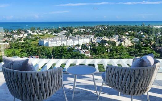Villa de 3 chambres avec vue sur l’océan dans une résidence centrale sécurisée