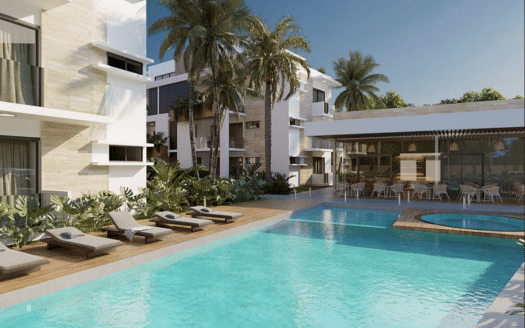 Développement en bord de mer luxueux sur la plage immaculée de Punta Popy