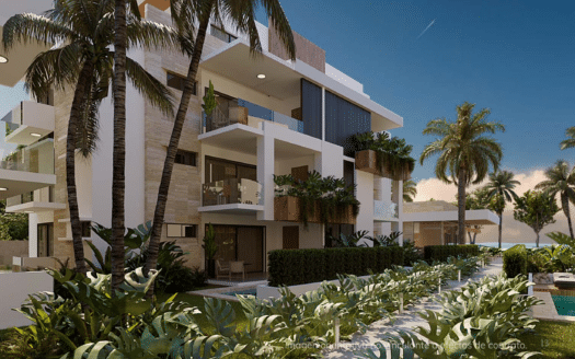 Développement en bord de mer luxueux sur la plage immaculée de Punta Popy