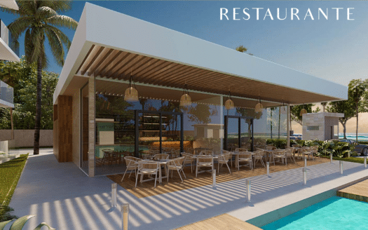 Développement en bord de mer luxueux sur la plage immaculée de Punta Popy