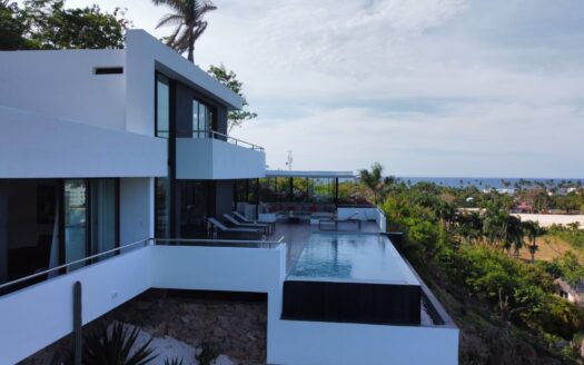 Superbe villa moderne avec vue imprenable au centre de Las Terrenas
