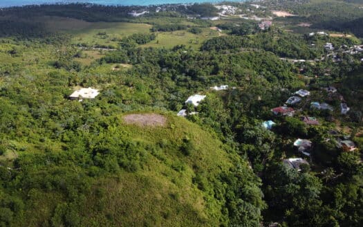 Terrain panoramique pour projet surplombant Playa Cosón