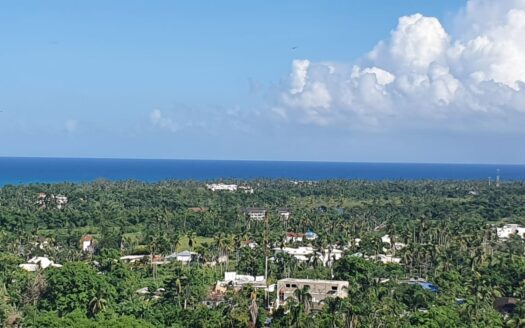 Small  but affordable lots with ocean view in the center of town