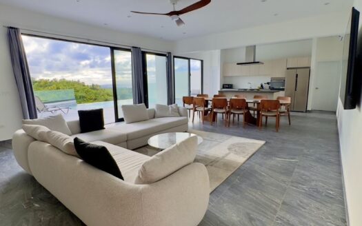 Villa de 4 chambres avec vue sur l’océan et court de tennis privé